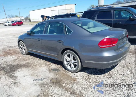 2014 Volkswagen Passat 2.0L Tdi Sel Premium из США, поврежденный, VIN 1VWCN7A31EC120005